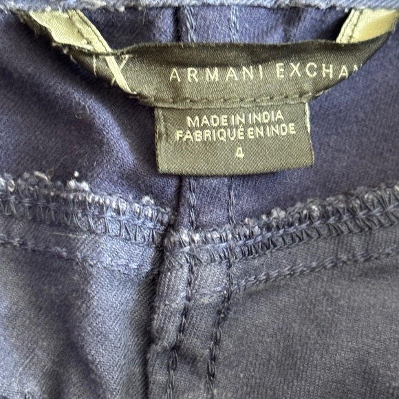 Armani Exchange skinny fit blue cotton sz4 - Picture 12 of 14